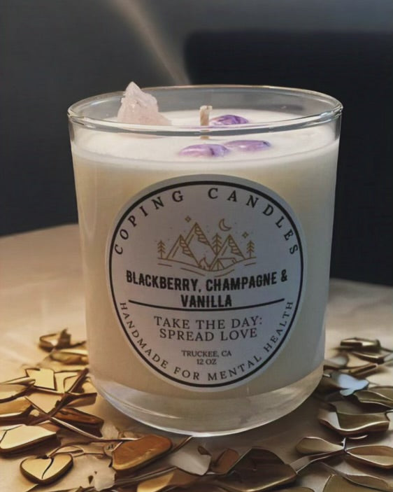 Take The Day: Spread Love Coping Candle